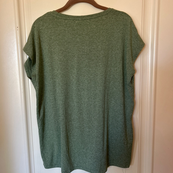 Women's Kyodan Green Heather Short Sleeve Tee L - Picture 3 of 5